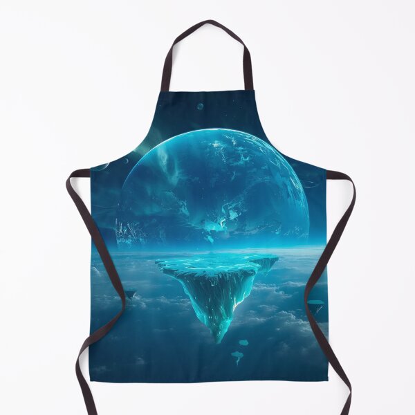 Item preview, Floating Ocean in Sky Alien Fantasy Landscape designed and sold by Luminous Wilds.