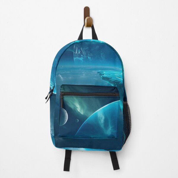 Item preview, Floating Ocean in Sky Alien Fantasy Landscape designed and sold by Luminous Wilds.
