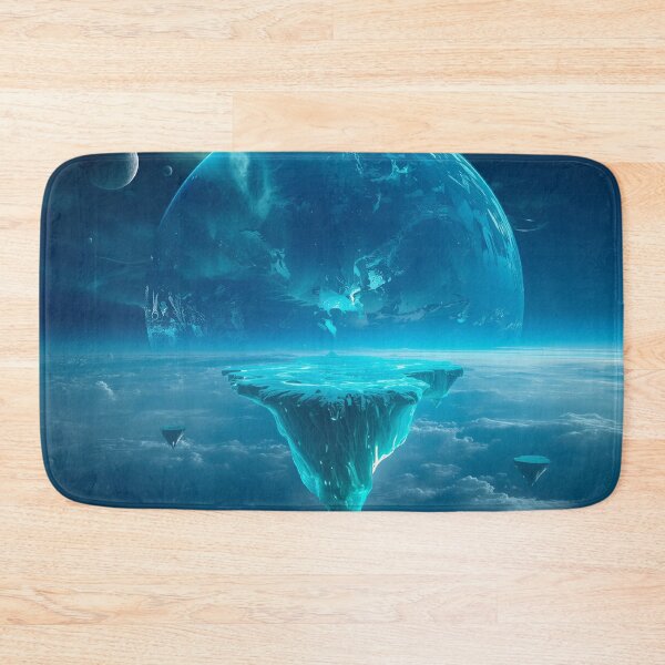 Item preview, Floating Ocean in Sky Alien Fantasy Landscape designed and sold by Luminous Wilds.