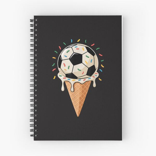 Item preview, Funny Soccer Ice Cream Cone Summer Sports Player Melting Soccer Ball Design designed and sold by kiralynstration.