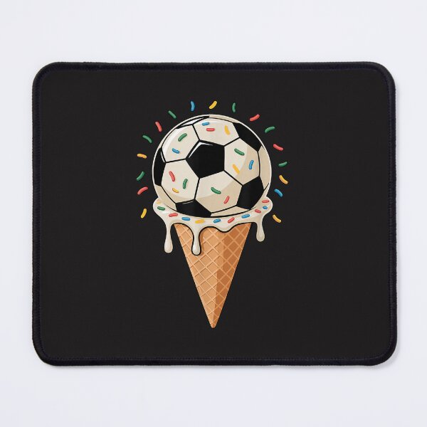 Item preview, Funny Soccer Ice Cream Cone Summer Sports Player Melting Soccer Ball Design designed and sold by kiralynstration.