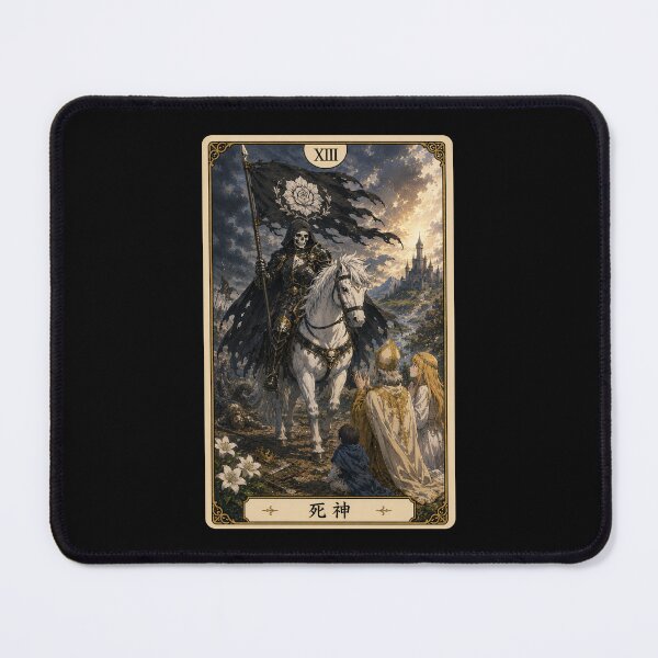 Item preview, Tarot card the death (死神) in anime style designed and sold by ProjecTees.