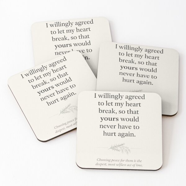 Item preview, I Let My Heart Break So Yours Wouldn't — Pet Loss Print designed and sold by Whimwick.