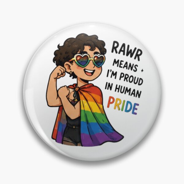 Item preview, RAWR Means I'm Proud in Human Pride designed and sold by Pixanova.