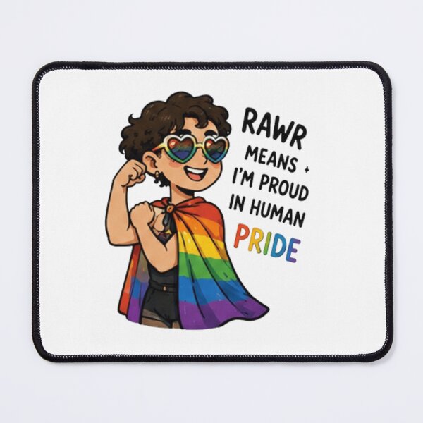Item preview, RAWR Means I'm Proud in Human Pride designed and sold by Pixanova.