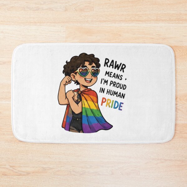 Item preview, RAWR Means I'm Proud in Human Pride designed and sold by Pixanova.
