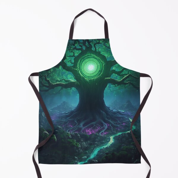 Item preview, Alien Tree of Life Bioluminescent Core Landscape designed and sold by Luminous Wilds.