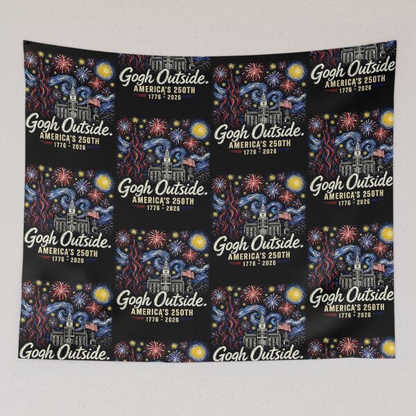 Item preview, Gogh Outside America's 250th 1776 2026 Starry Night USA designed and sold by thefirstbroo.