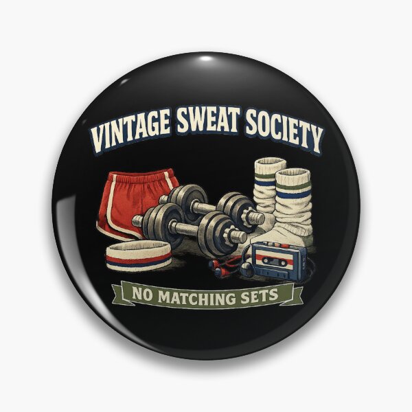 Item preview, Vintage Sweat Society No Matching Sets Retro Gym Shirt designed and sold by Concrete Coffee Studio.