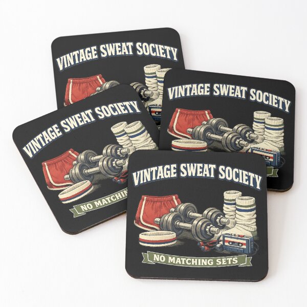 Item preview, Vintage Sweat Society No Matching Sets Retro Gym Shirt designed and sold by Concrete Coffee Studio.
