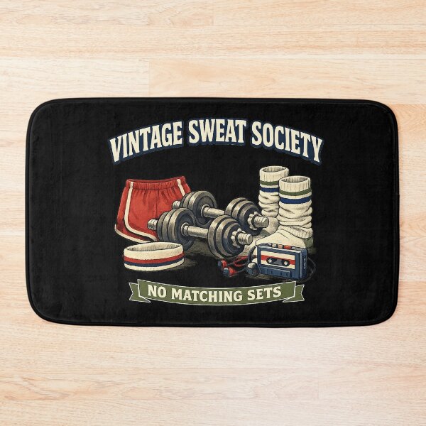 Item preview, Vintage Sweat Society No Matching Sets Retro Gym Shirt designed and sold by Concrete Coffee Studio.