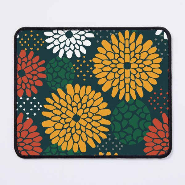 Item preview, Bold Chrysanthemum Floral Seamless Pattern designed and sold by THE RILONA.