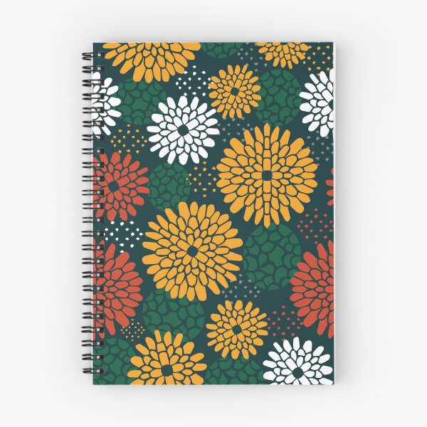 Item preview, Bold Chrysanthemum Floral Seamless Pattern designed and sold by THE RILONA.