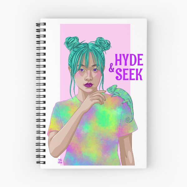 Item preview, colorful illustration of a young girl and chameleon designed and sold by MISHA-illu.