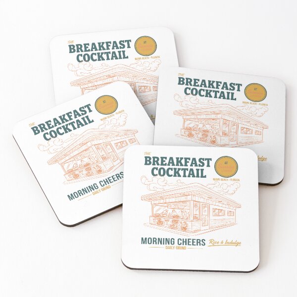 Item preview, Breakfast Cocktail Brunch Coffee Bacon Pancake designed and sold by LuminOrb.