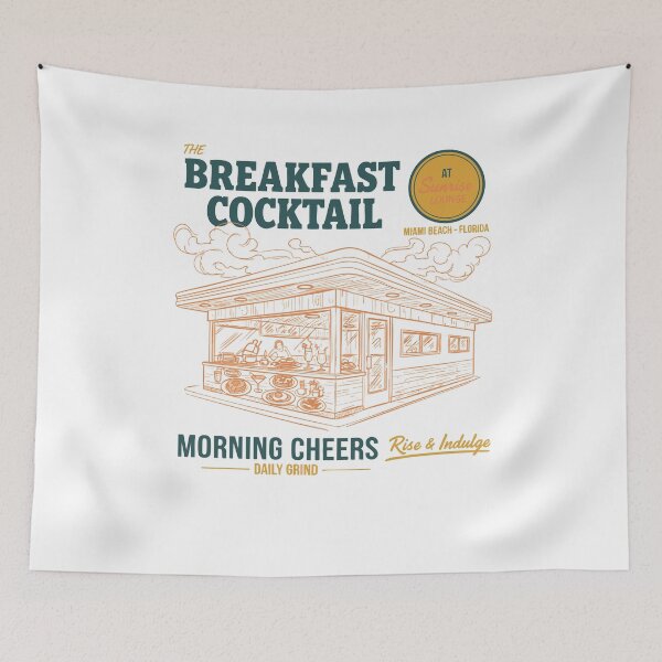 Item preview, Breakfast Cocktail Brunch Coffee Bacon Pancake designed and sold by LuminOrb.