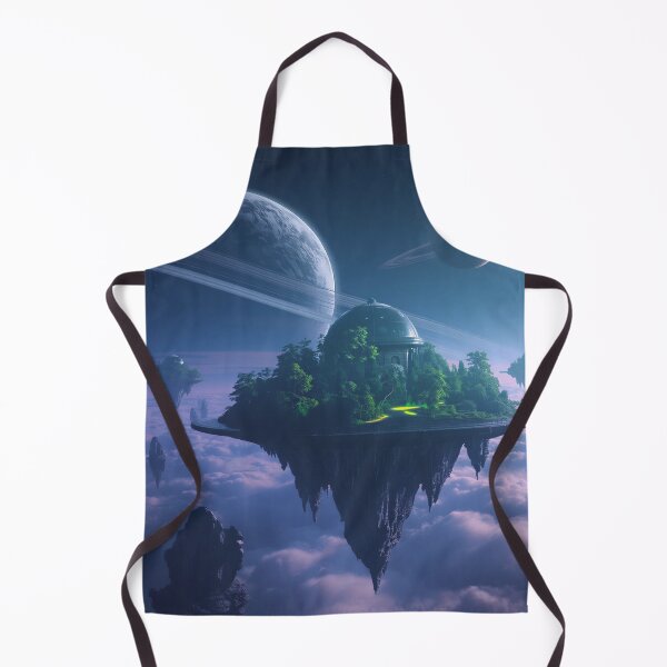 Item preview, Floating Forest Observatory Alien Sky Landscape designed and sold by Luminous Wilds.