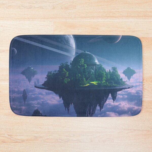 Item preview, Floating Forest Observatory Alien Sky Landscape designed and sold by Luminous Wilds.