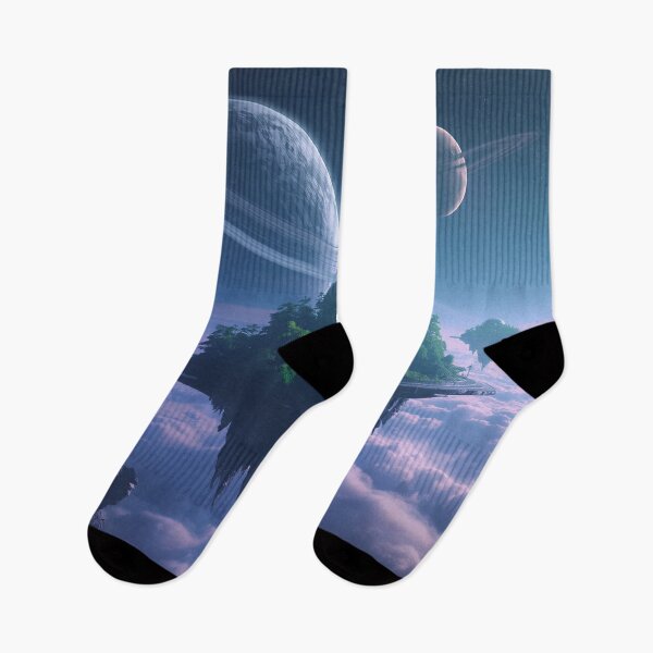 Item preview, Floating Forest Observatory Alien Sky Landscape designed and sold by Luminous Wilds.