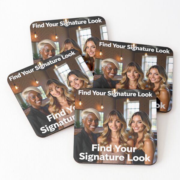Item preview, Diverse Blonde Hairstyles: Modern Unisex Salon Signature Look Promo designed and sold by Creative-RE.