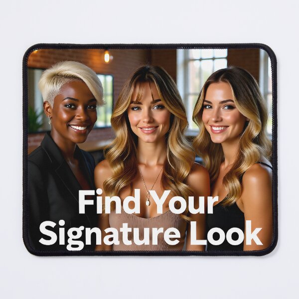 Item preview, Diverse Blonde Hairstyles: Modern Unisex Salon Signature Look Promo designed and sold by Creative-RE.