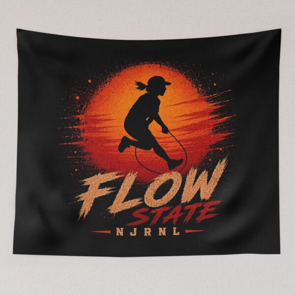 Aperçu de l'œuvre État de flux du coucher de soleil créée et vendue par NJRNL Apparel .