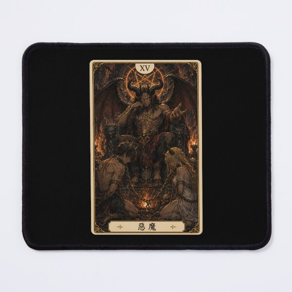 Item preview, Tarot card the devil (惡魔) in anime style designed and sold by ProjecTees.