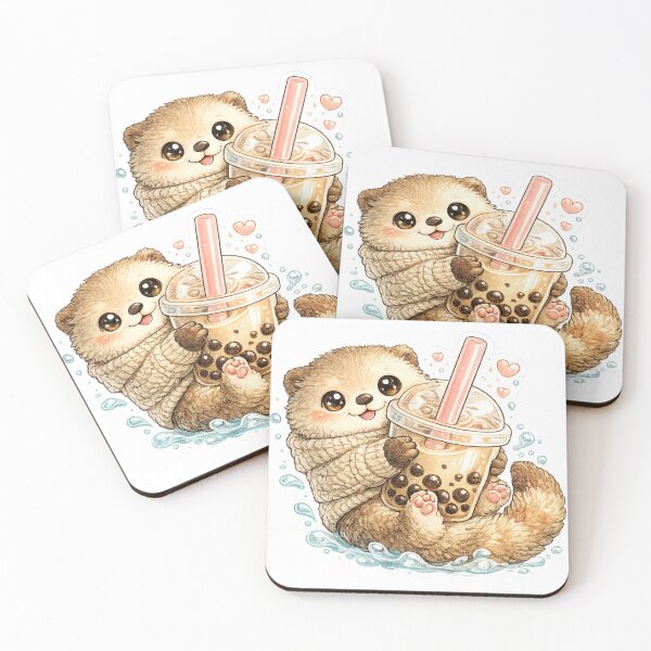 Item preview, Bubble Tea Otter designed and sold by KJ Frost.