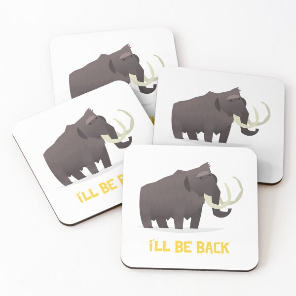 Item preview, Funny Woolly Mammoth I'Ll Be Back designed and sold by tbarbosantjean.