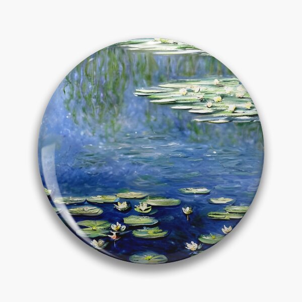 Item preview, Water Lilies: Impression of Reflections & Blossoming Surfaces (1907-1) designed and sold by artdesignsnow.