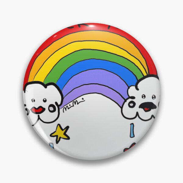 Item preview, Fall In Love Rainbow Clouds designed and sold by QuirkiQuotes.