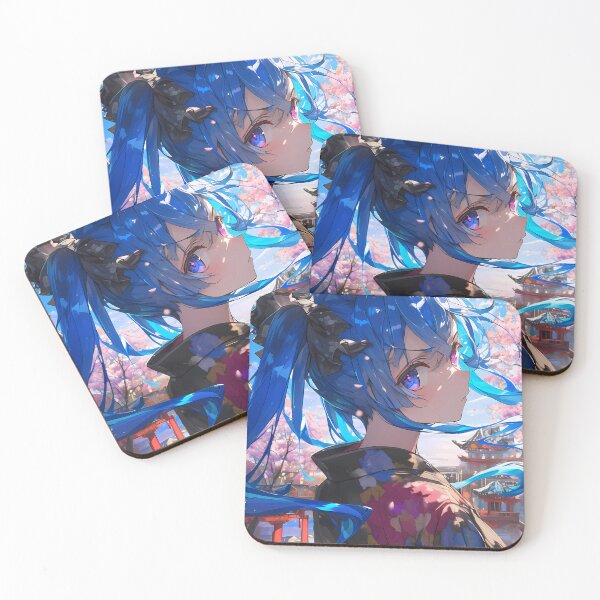 Item preview, Twin Turbo Uma Musume Pretty Derby Blue Hair Sakura Festival designed and sold by earlobejerk.