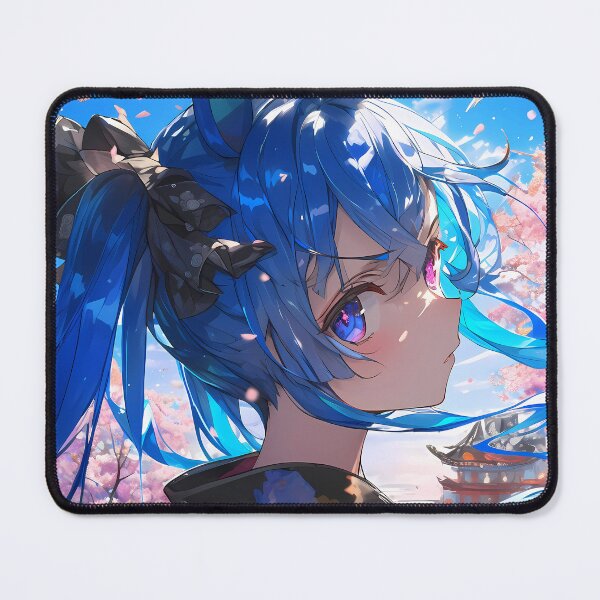 Item preview, Twin Turbo Uma Musume Pretty Derby Blue Hair Sakura Festival designed and sold by earlobejerk.