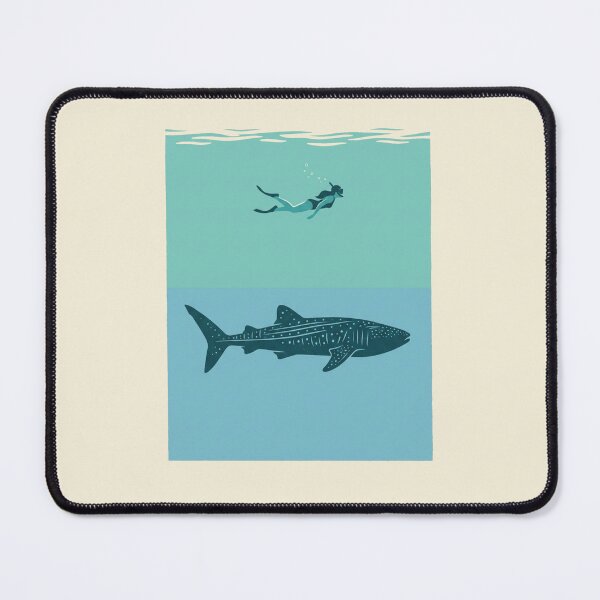 Item preview, Vintage Maldives Swimming Whale Shark Paradise designed and sold by DuckOddity.