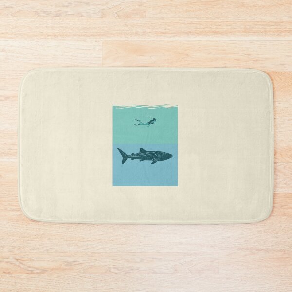 Item preview, Vintage Maldives Swimming Whale Shark Paradise designed and sold by DuckOddity.