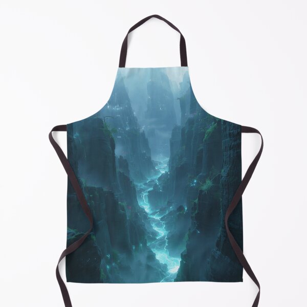 Item preview, Living Bioluminescent Mountain Alien Landscape designed and sold by Luminous Wilds.