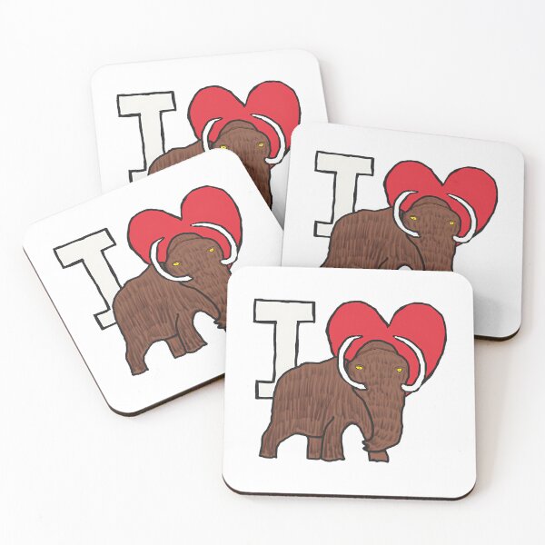 Item preview, I Love Woolly Mammoths designed and sold by tbarbosantjean.