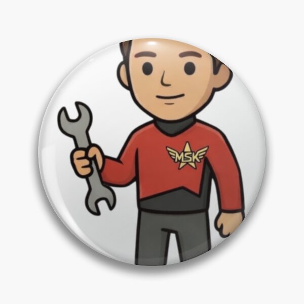Item preview, Cute Spaceship Mechanic Cosmic Engineer Astronaut designed and sold by Bemchicafre.