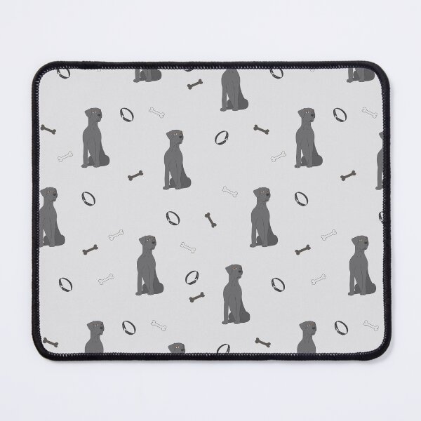 Item preview, Minimalist Flat Design Great Dane Dog Grey Pattern designed and sold by svitlaarty.