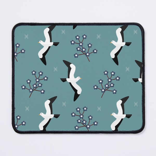 Item preview, Seagulls on blue designed and sold by reneesillus.