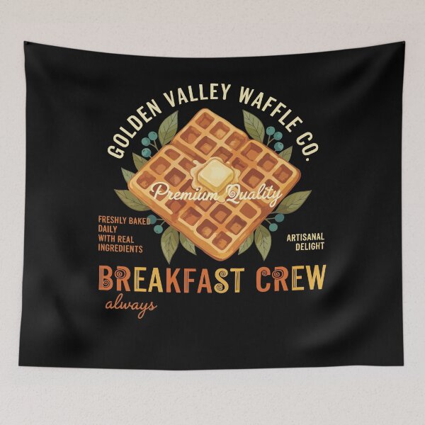 Item preview, Breakfast Crew Funny Brunch Coffee Pancake Bacon designed and sold by LuminOrb.