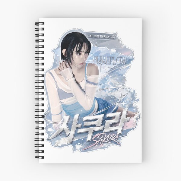 Item preview, Sakura PUREFLOW Floral Kpop Girl Group Fan Art designed and sold by Valereekmerch.