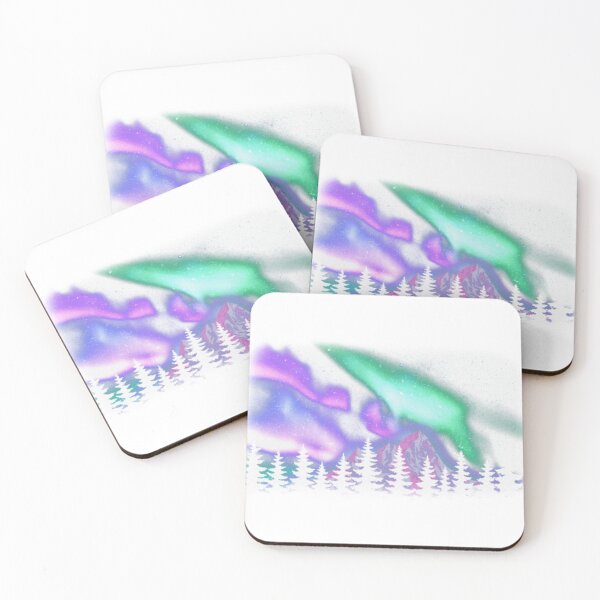 Item preview, Mystical Aurora Borealis Spiritual Northern Lights Landscape designed and sold by Bemchicafre.