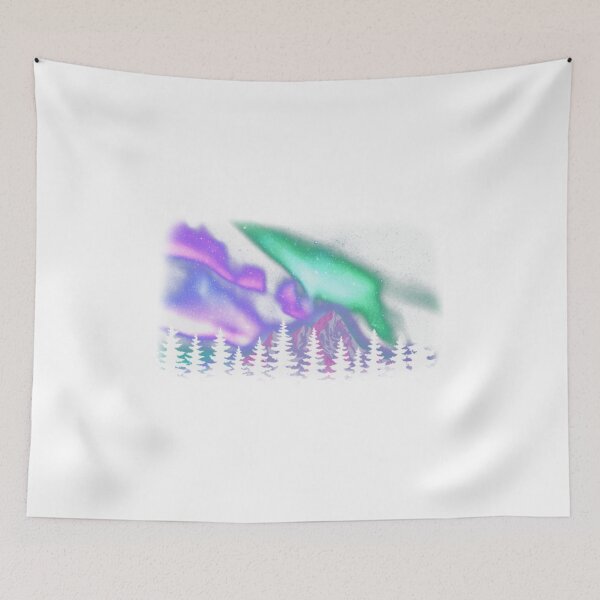 Item preview, Mystical Aurora Borealis Spiritual Northern Lights Landscape designed and sold by Bemchicafre.