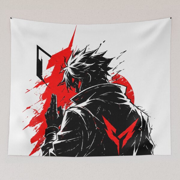 Item preview, Valorant Inspired Shadow Samurai Warrior Graphic T-Shirt designed and sold by NBT-NOVA.