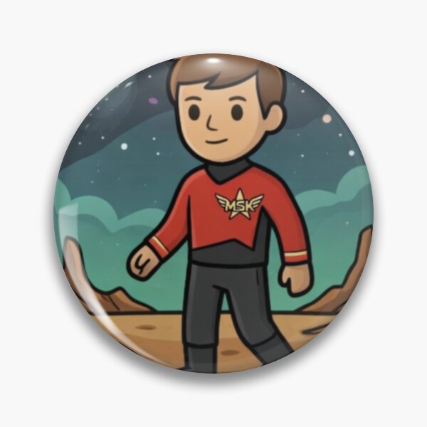 Item preview, Retro Space Explorer Walking On Alien Planet designed and sold by Bemchicafre.
