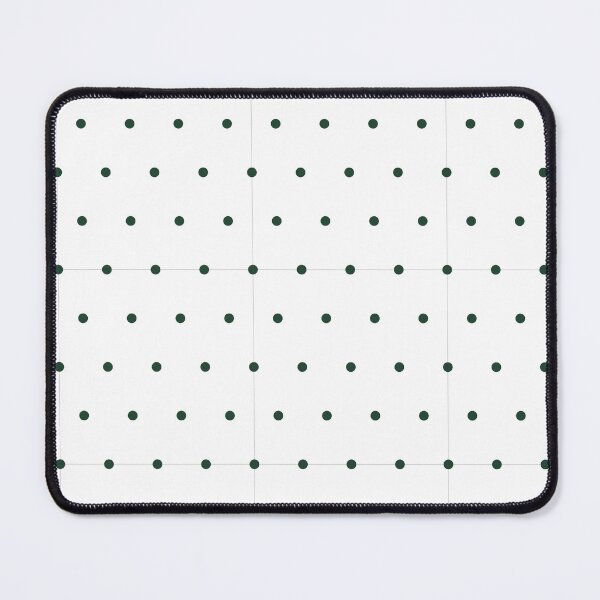 Item preview, White And Forest Green Micro Dot Pattern designed and sold by pattern-archive.