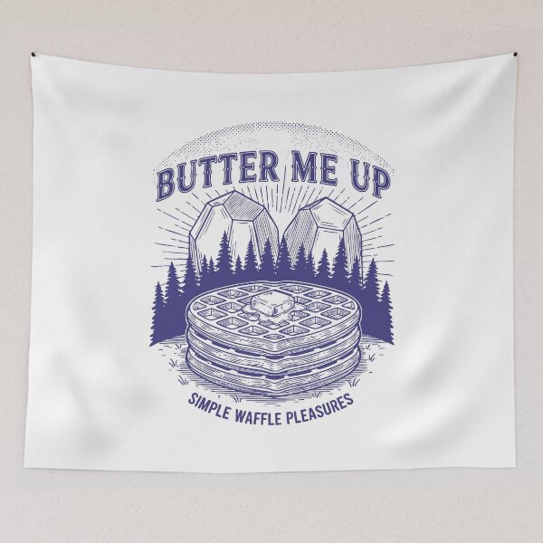 Item preview, Breakfast Butter Me Up Funny Brunch Coffee Pancake designed and sold by LuminOrb.