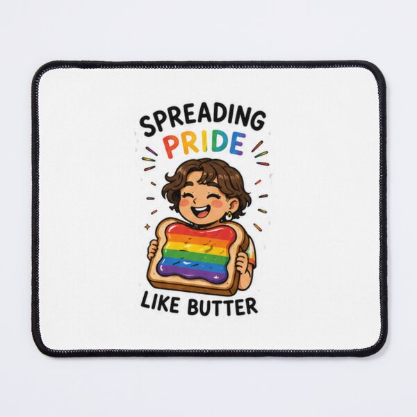Item preview, Spreading Pride Like Butter Cute Toast designed and sold by Pixanova.