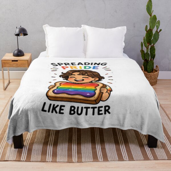 Item preview, Spreading Pride Like Butter Cute Toast designed and sold by Pixanova.